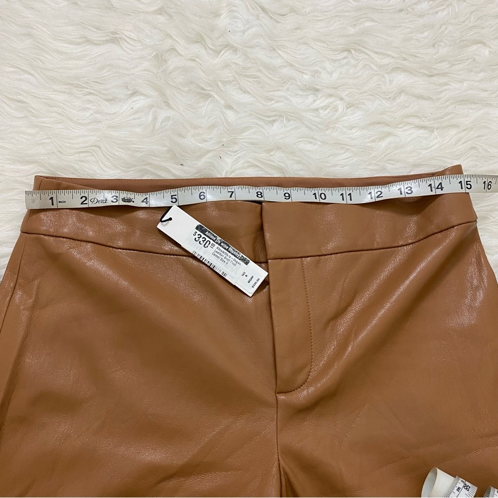 ALICE + OLIVIA Tan Faux Leather Pants - Picture 4 of 5